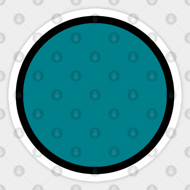 Turquoise circle Sticker by AliciaZwart